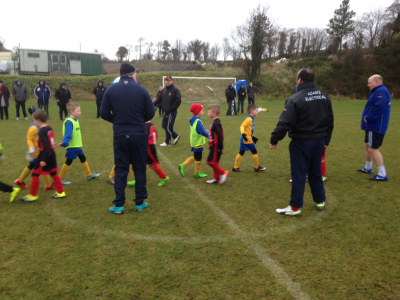 Colts v Braniel Handshakes